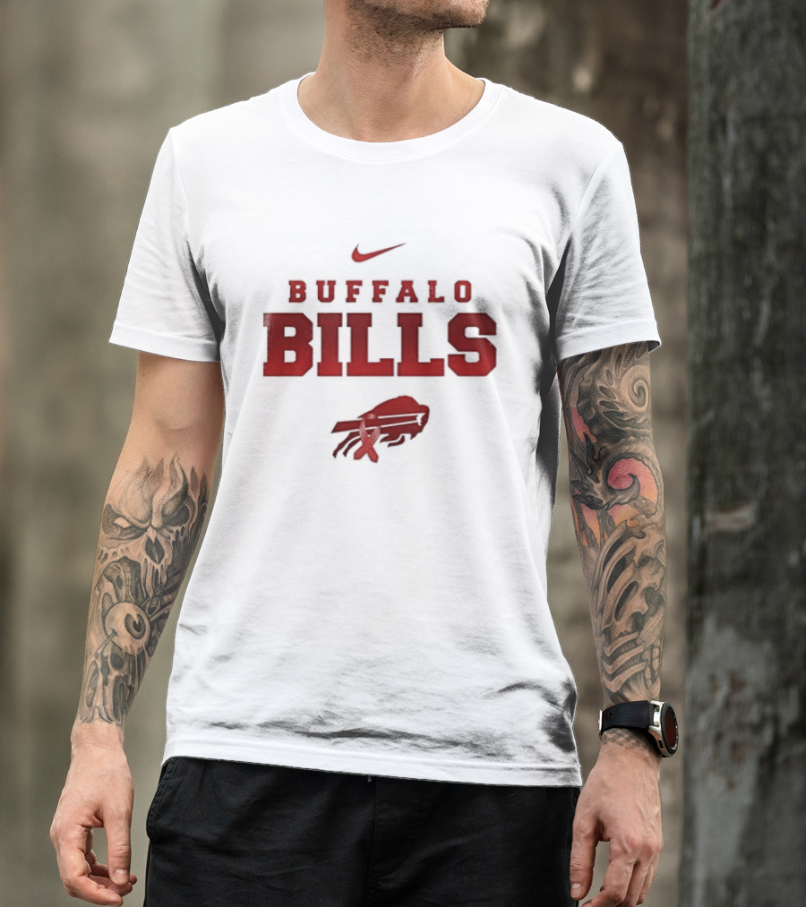 Buffalo Bills Nike Red February American Heart Month T-Shirt