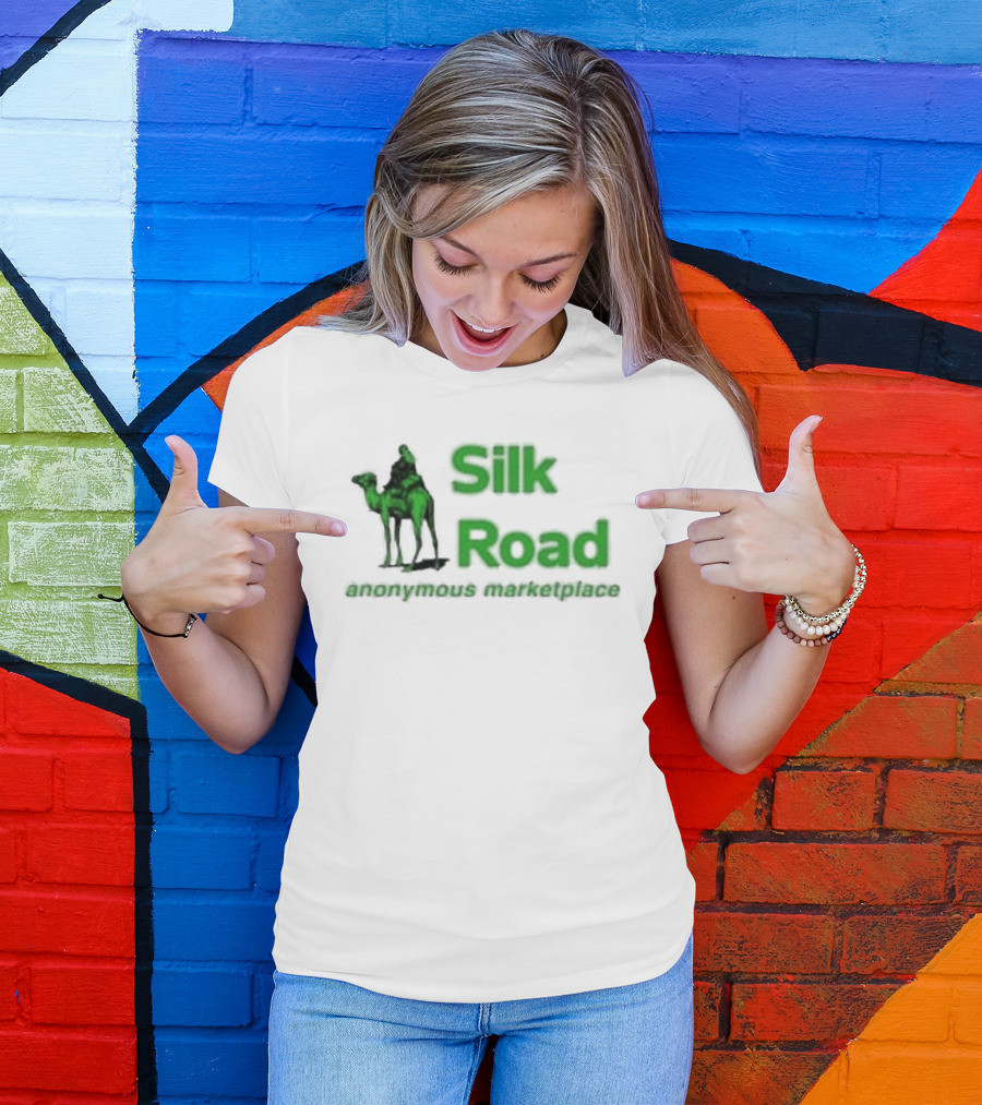 Silk Road Anonymous Marketplace Ross Ulbricht Camel T-Shirt