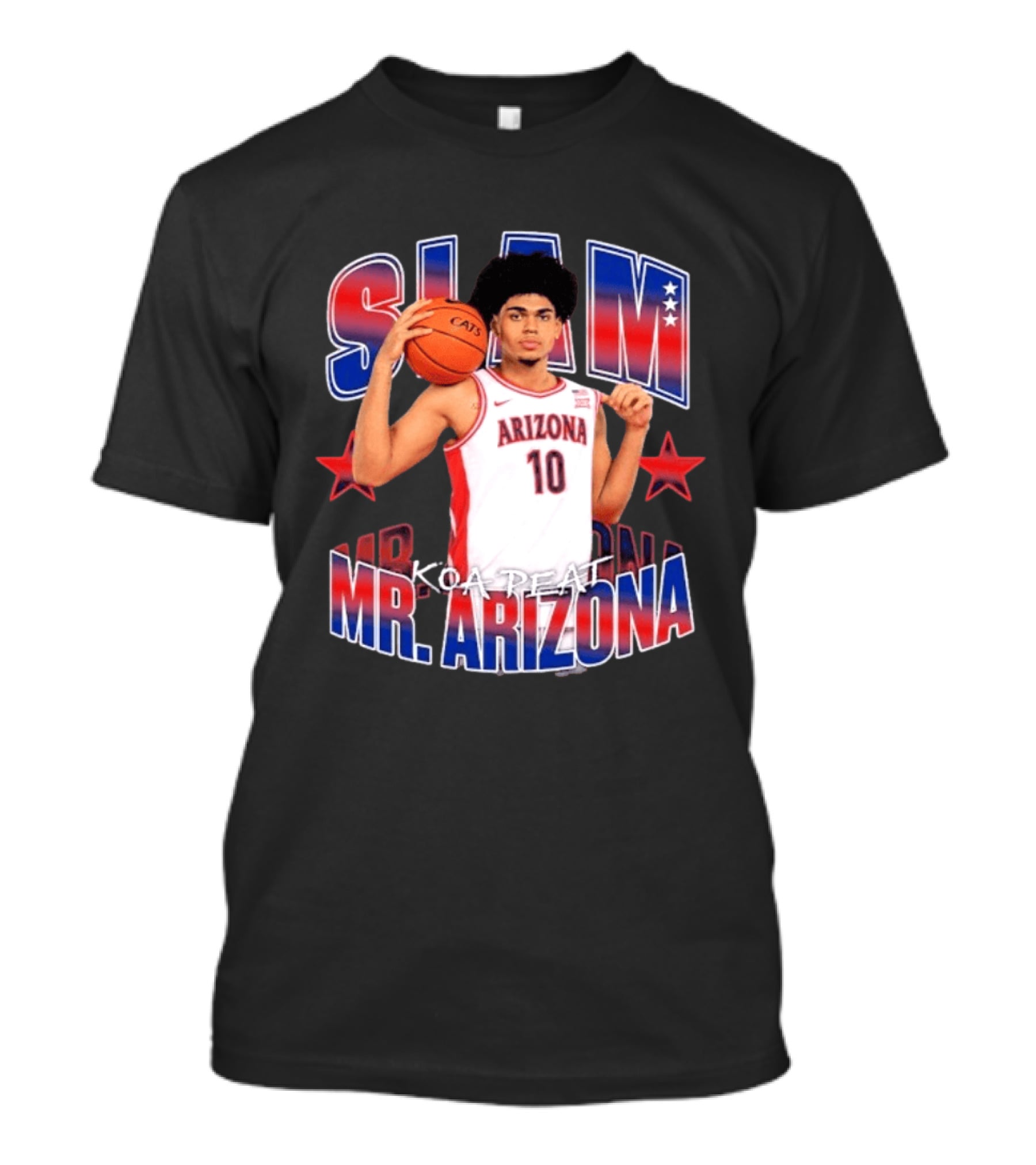 Koa Peat Arizona Basketball Slam Mr Arizona T-Shirt