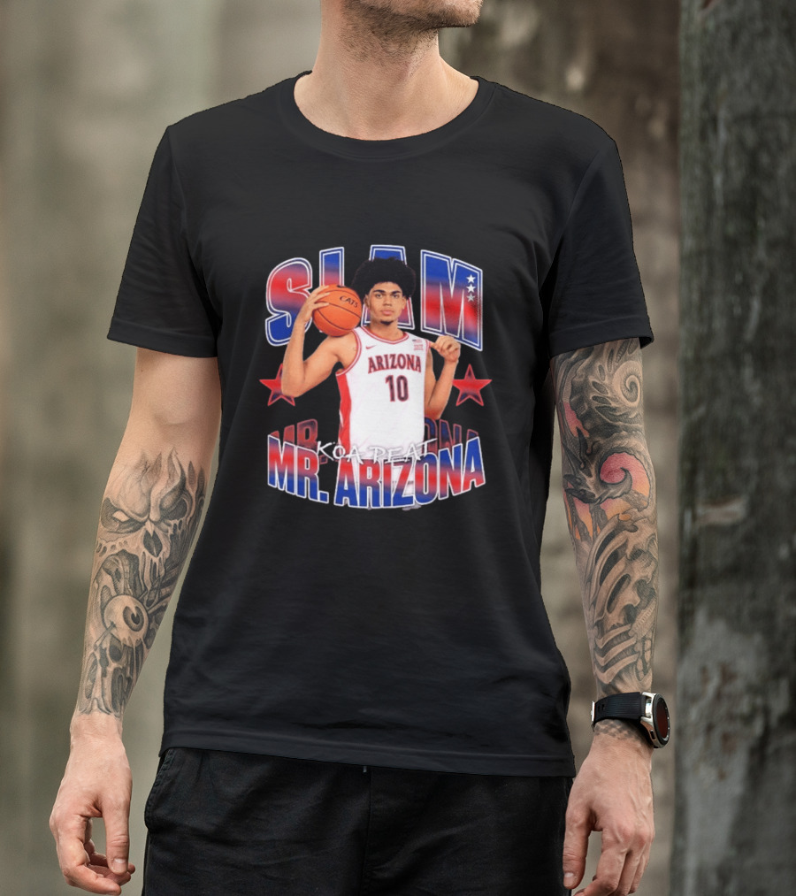 Koa Peat Arizona Basketball Slam Mr Arizona T-Shirt