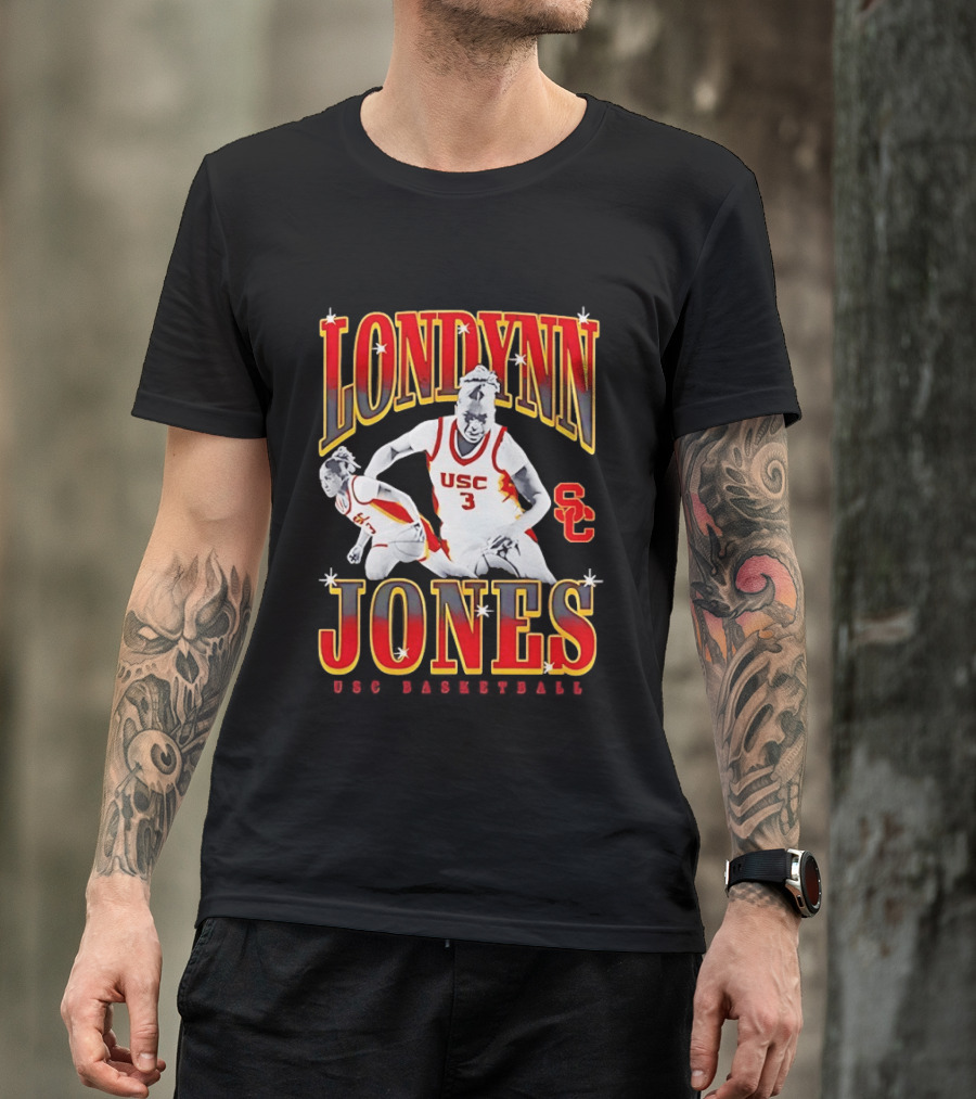 Londynn Jones USC Trojans 3 Basketball Player SC T-Shirt