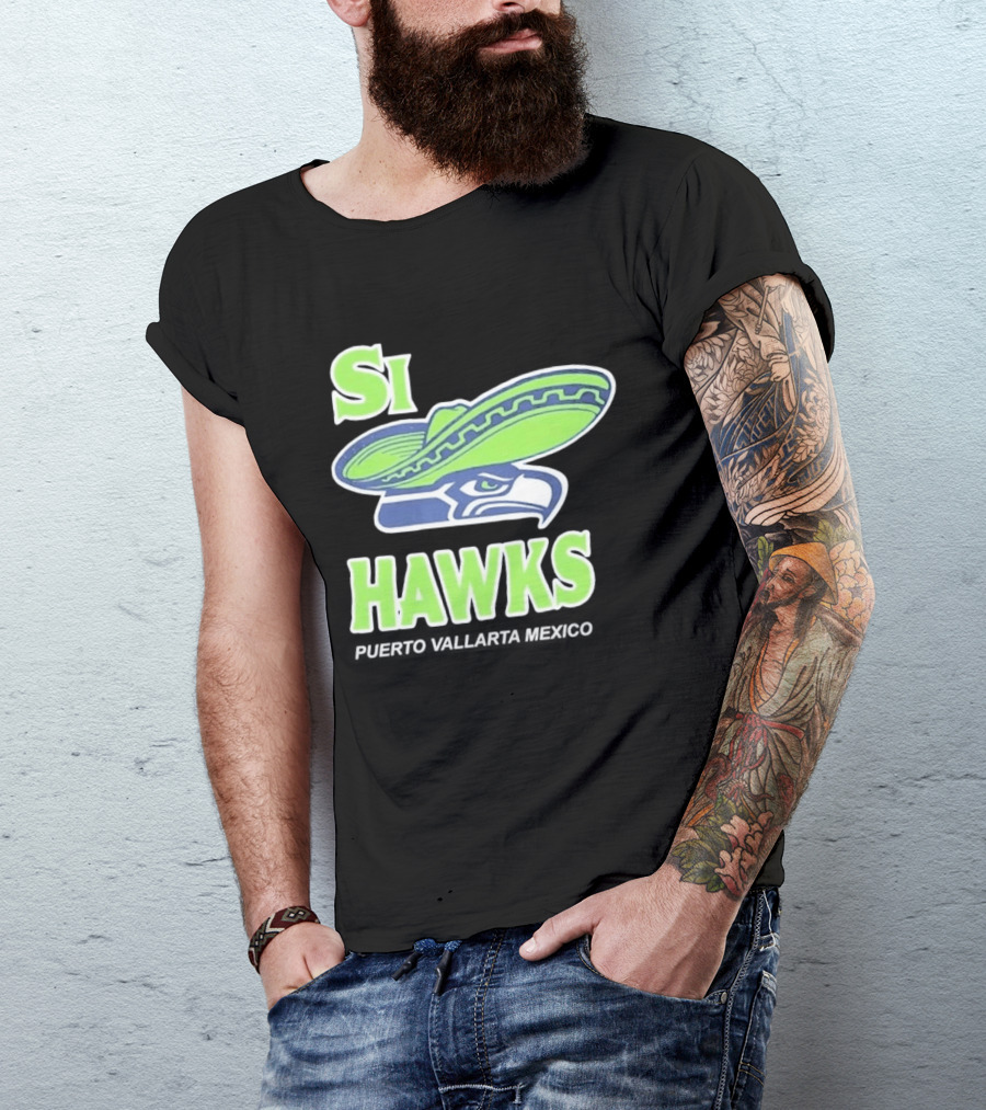 Si Hawks El Verdes De Nuevo T-Shirt