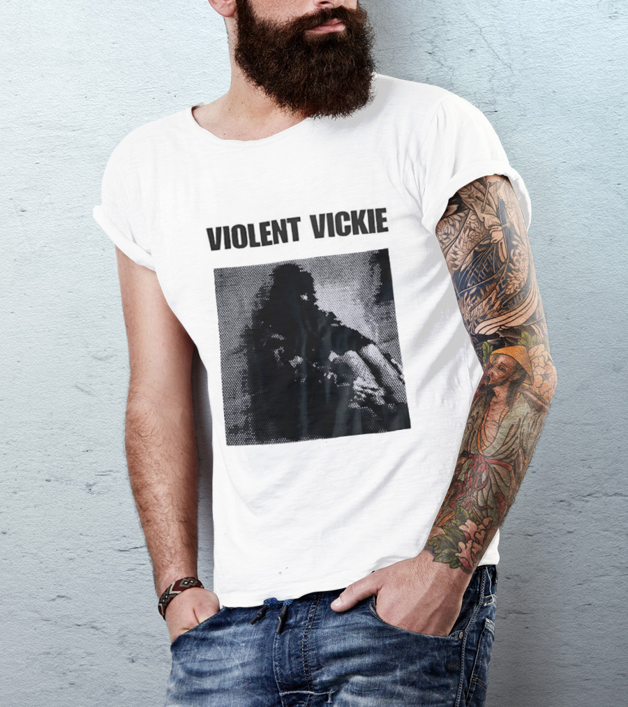 Violent Vickie Pixel Art Visual T-Shirt