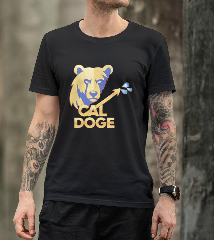 CAL DOGE California Bear Arrow Splash T-Shirt