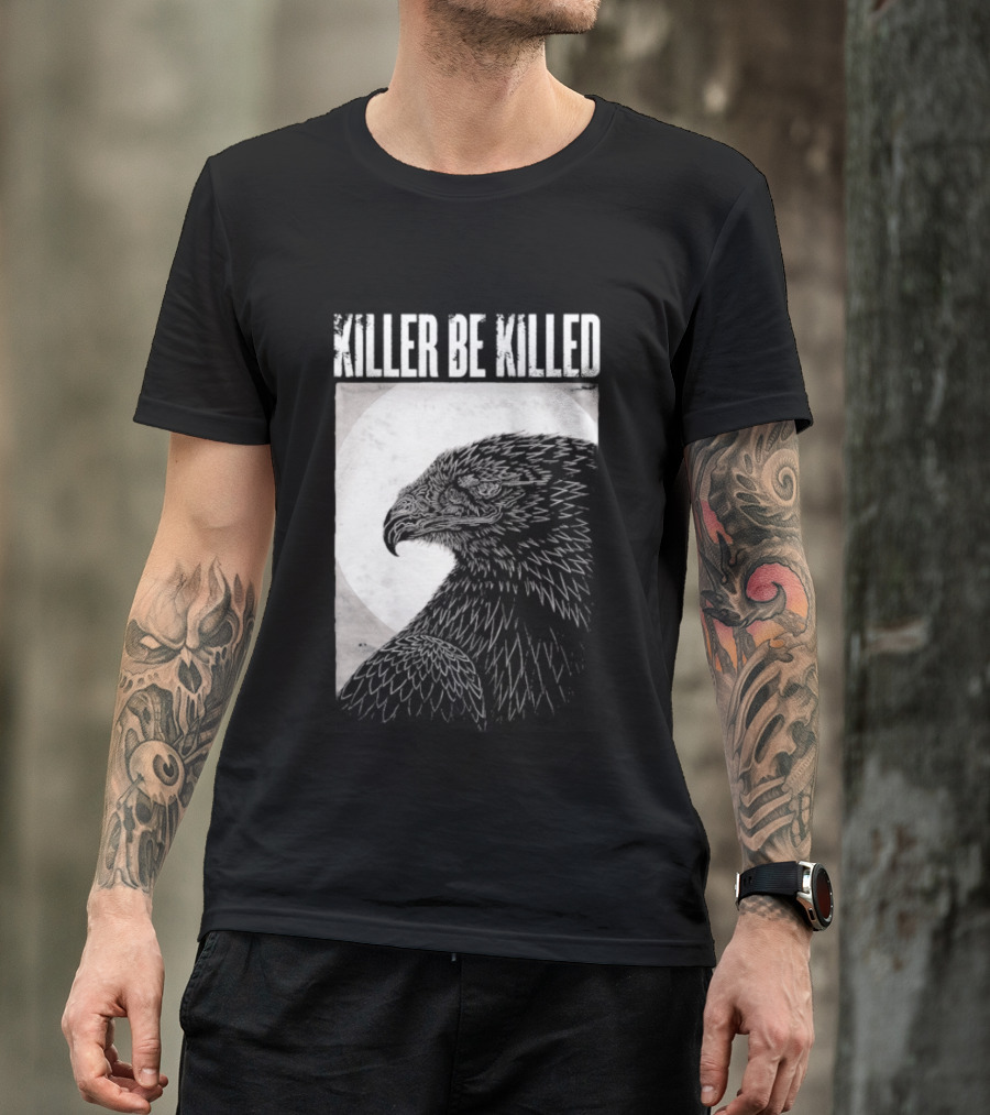 Killer Be Killed Black And White Eagle T-Shirt