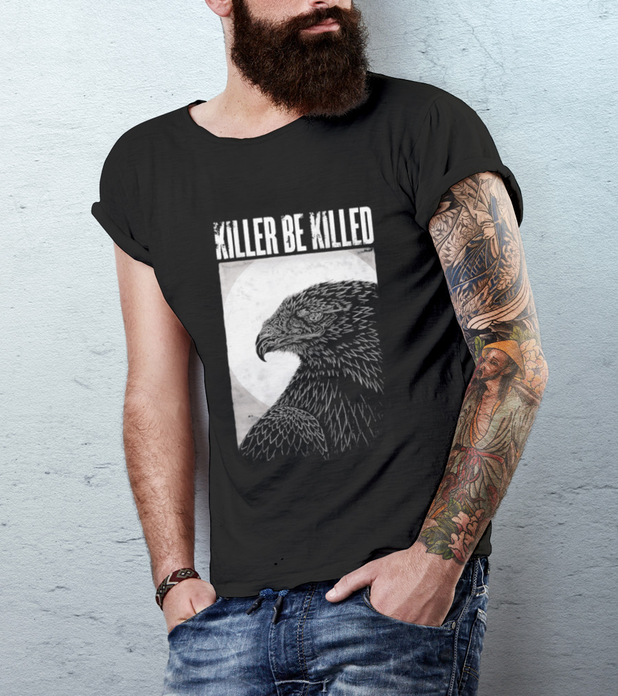 Killer Be Killed Black And White Eagle T-Shirt