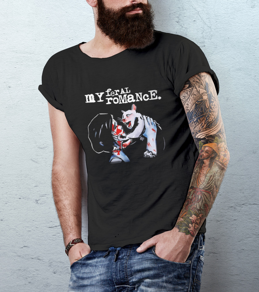 My Feral Romance Bear And Tiger Confrontation T-Shirt