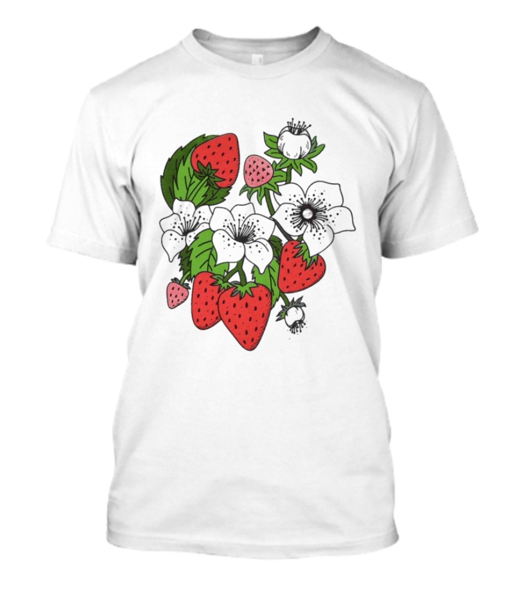 Big Bud Press Strawbaby Anniversary Strawberry Botanical T-Shirt