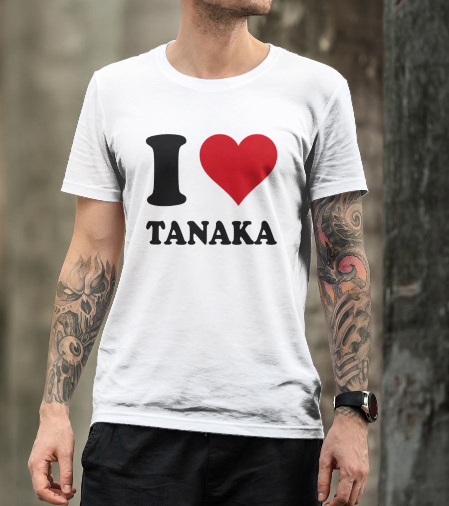 I Love Tanaka Ao Tanaka Leeds United FC T-Shirt