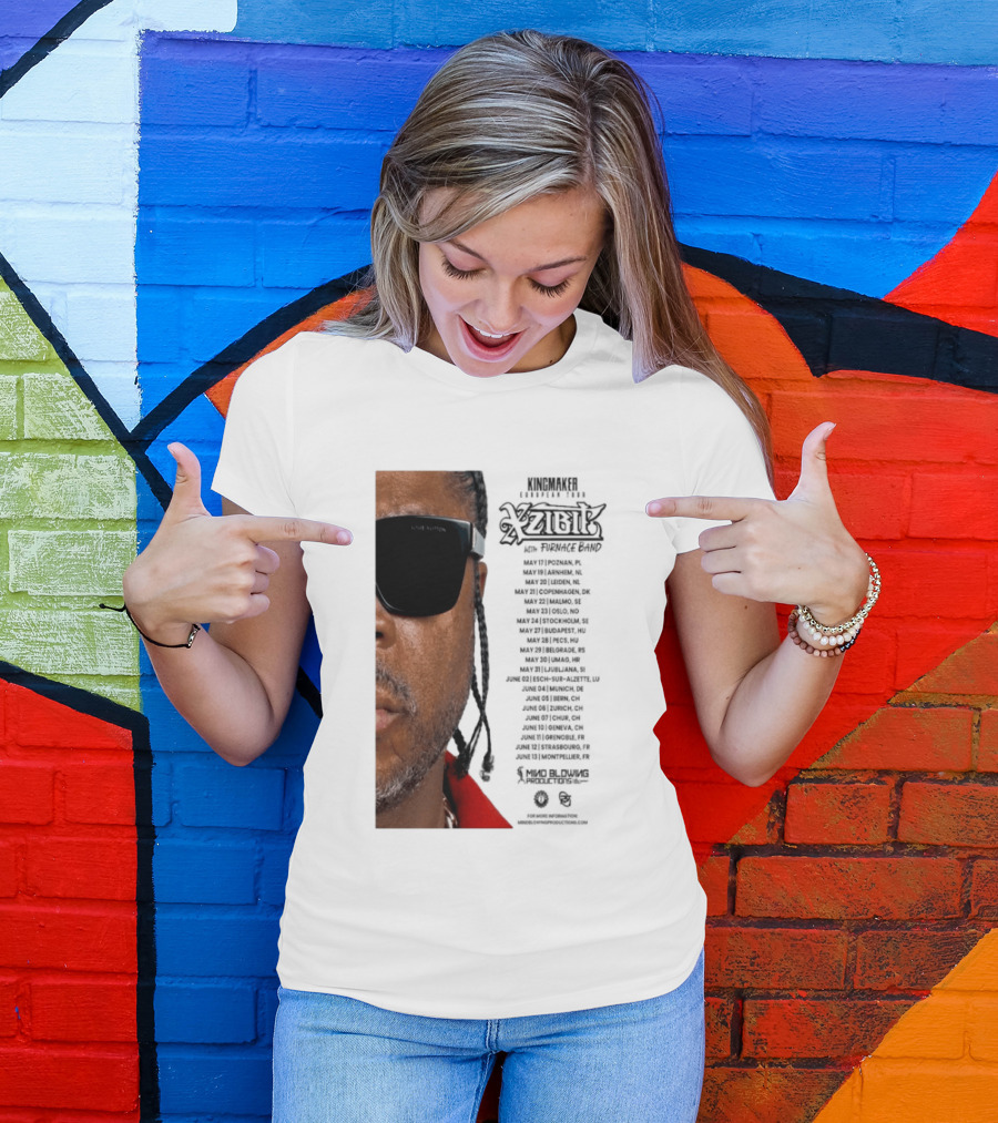 XZIBIT EU Tour 2026 Event Details Featuring Live Performances T-Shirt