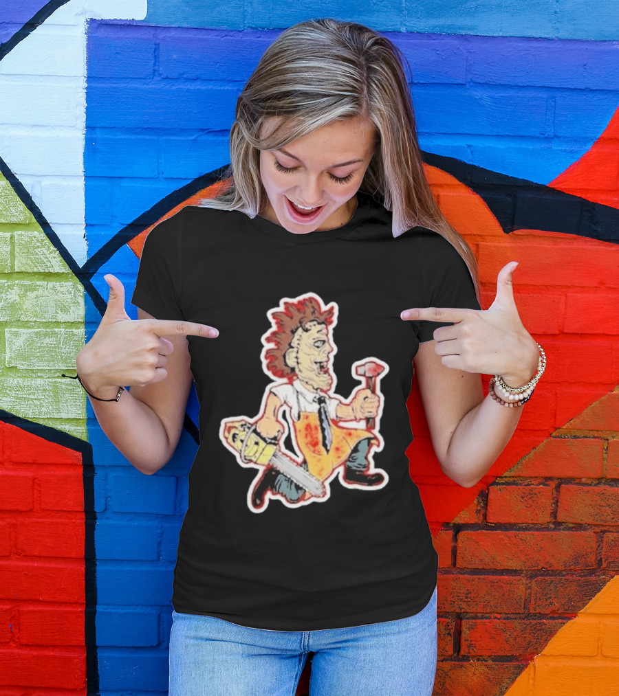 Insane Clown Posse X Leatherface Chainsaw Character Collaboration T-Shirt