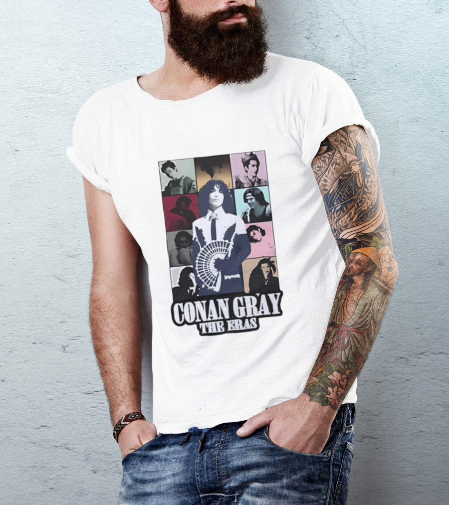 Conan Gray The Eras Tour Vintage Pop Collage T-Shirt