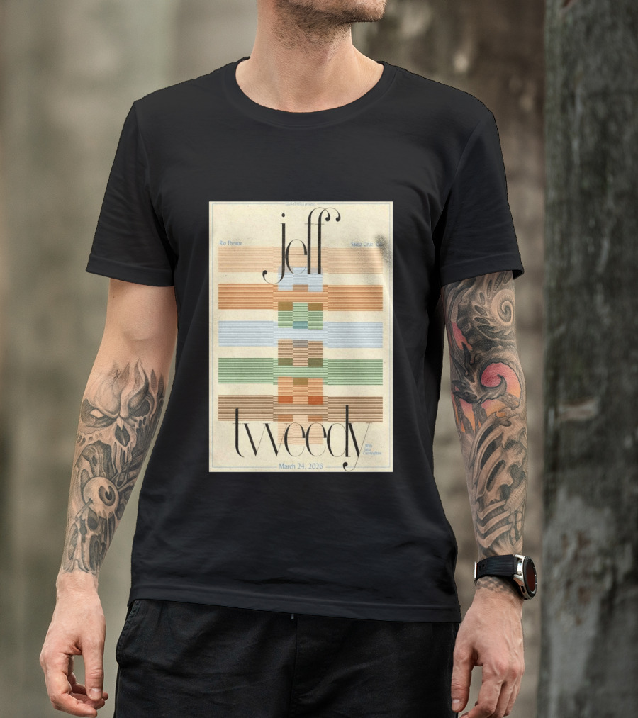 Jeff Tweedy Rio Theatre Santa Cruz CA March 24 2026 With Special Guest Nina Nastasia T-Shirt