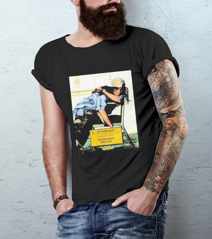 2026 Grammy Awards Song Of The Year Wildflower Billie Eilish Rolling Stone T-Shirt