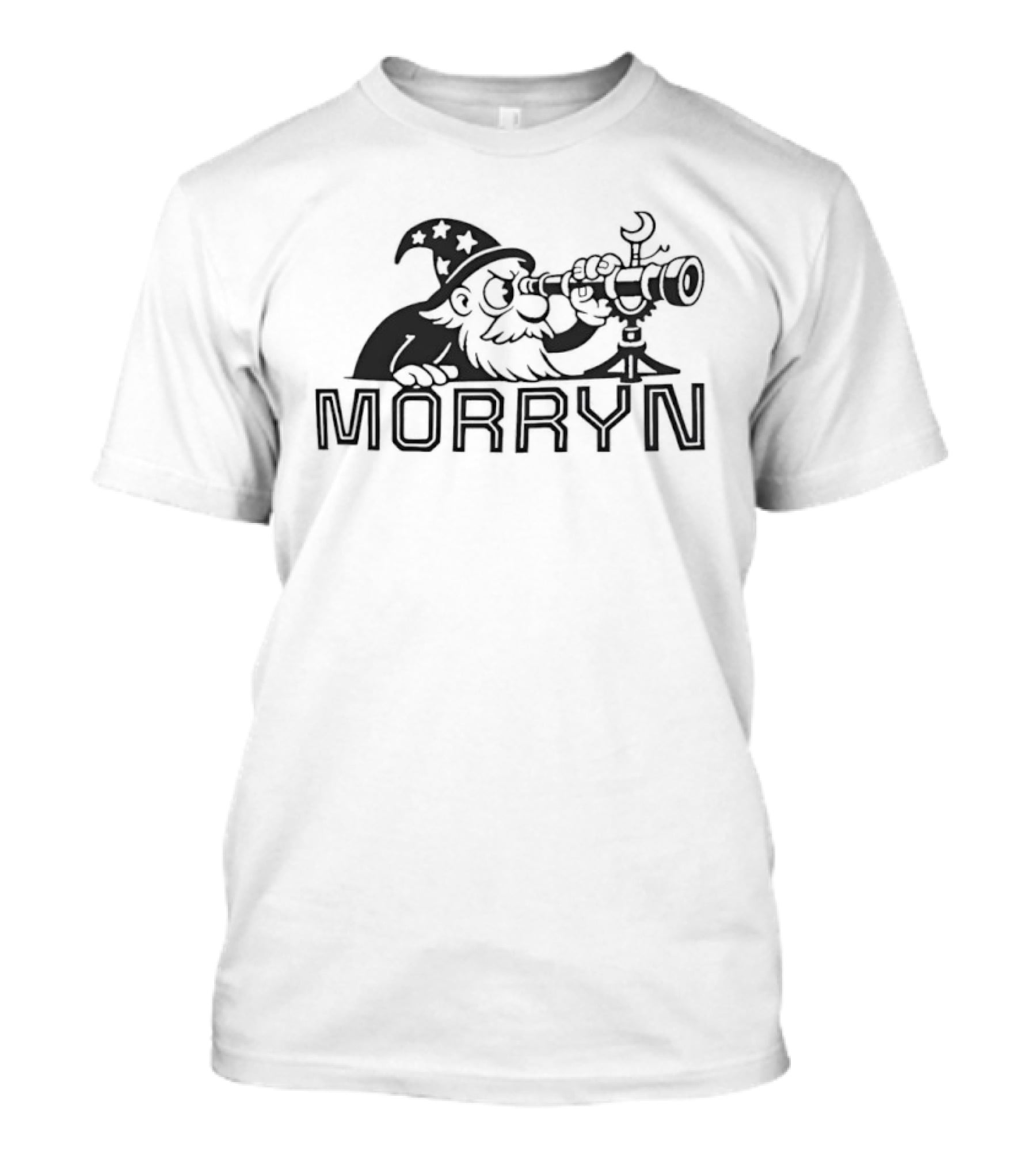Gnome Morryn Wizard Telescope Image T-Shirt