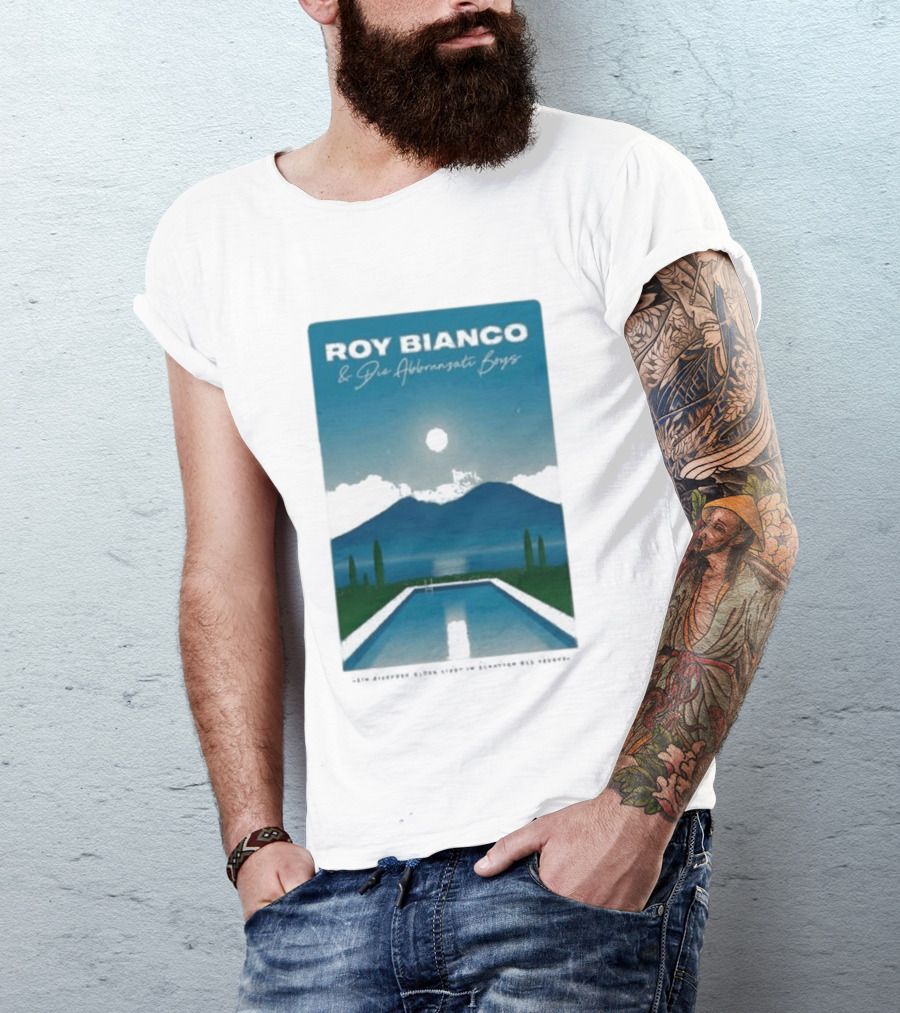 Roy Bianco & Die Abbrunzati Boys Tour 2024 Poolside Paradise Moonlit Mountain T-Shirt