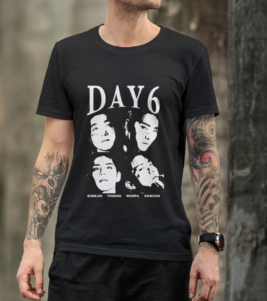 Day6 Sungjin Youngk Wonpil Dowoon Band Members T-Shirt