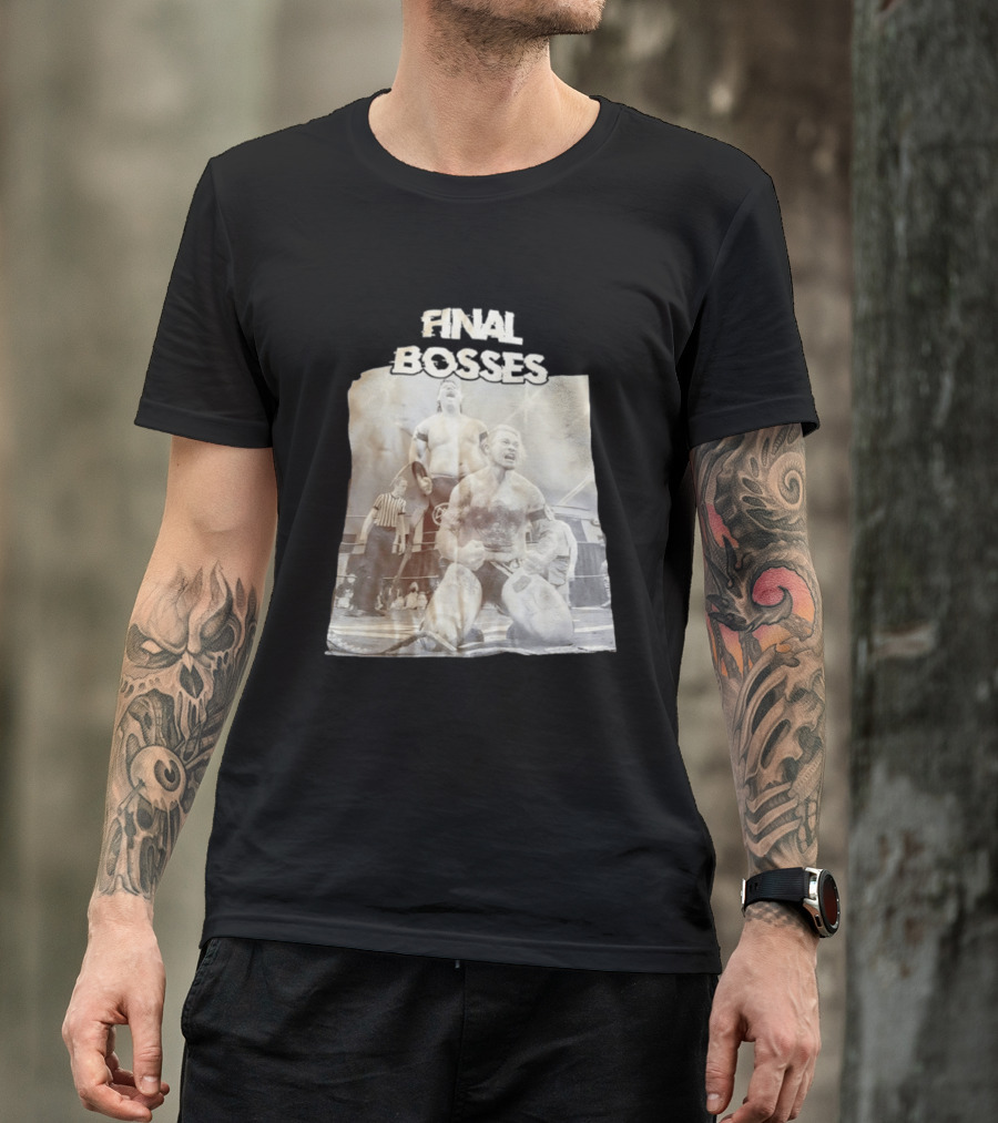 Final Bosses Wrestling Showdown VIF T-Shirt
