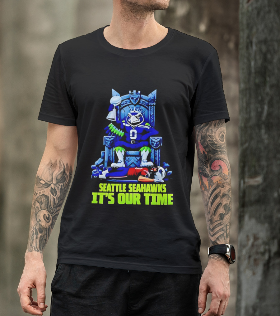 Seattle Seahawks It's Our Time 2026 Jaxon Smith Njigba Football T-Shirt