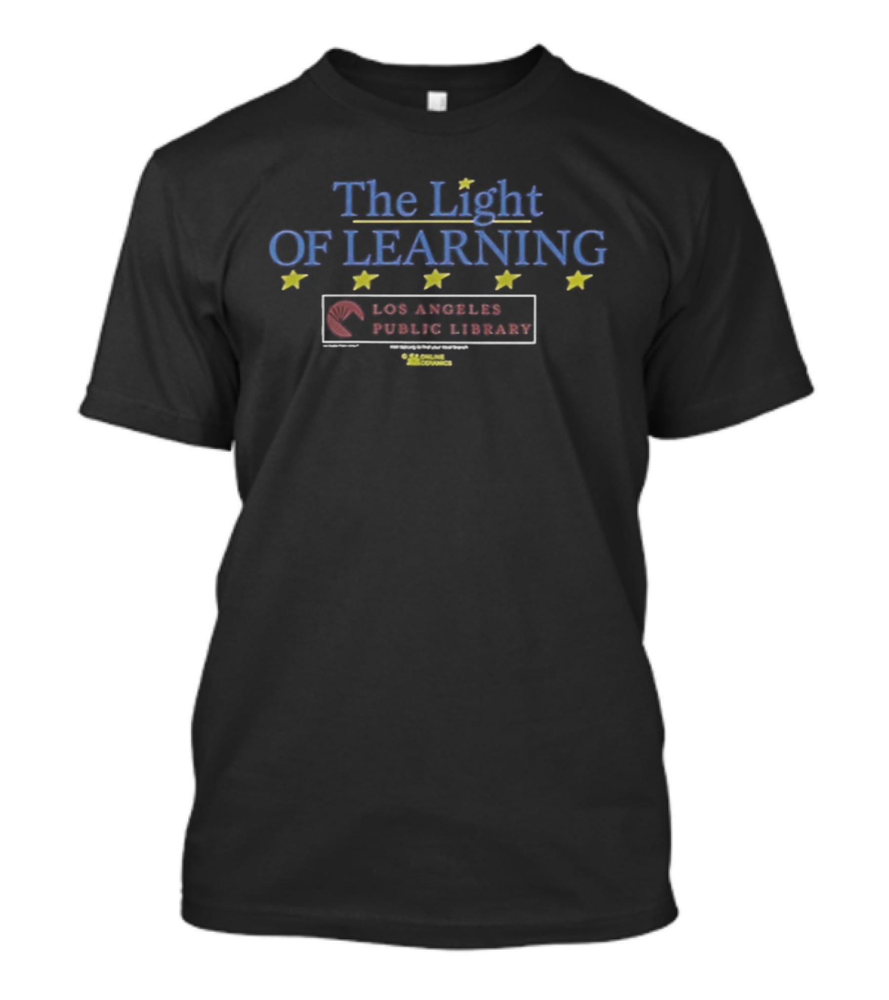 The Light Of Learning Los Angeles Public Library T-Shirt