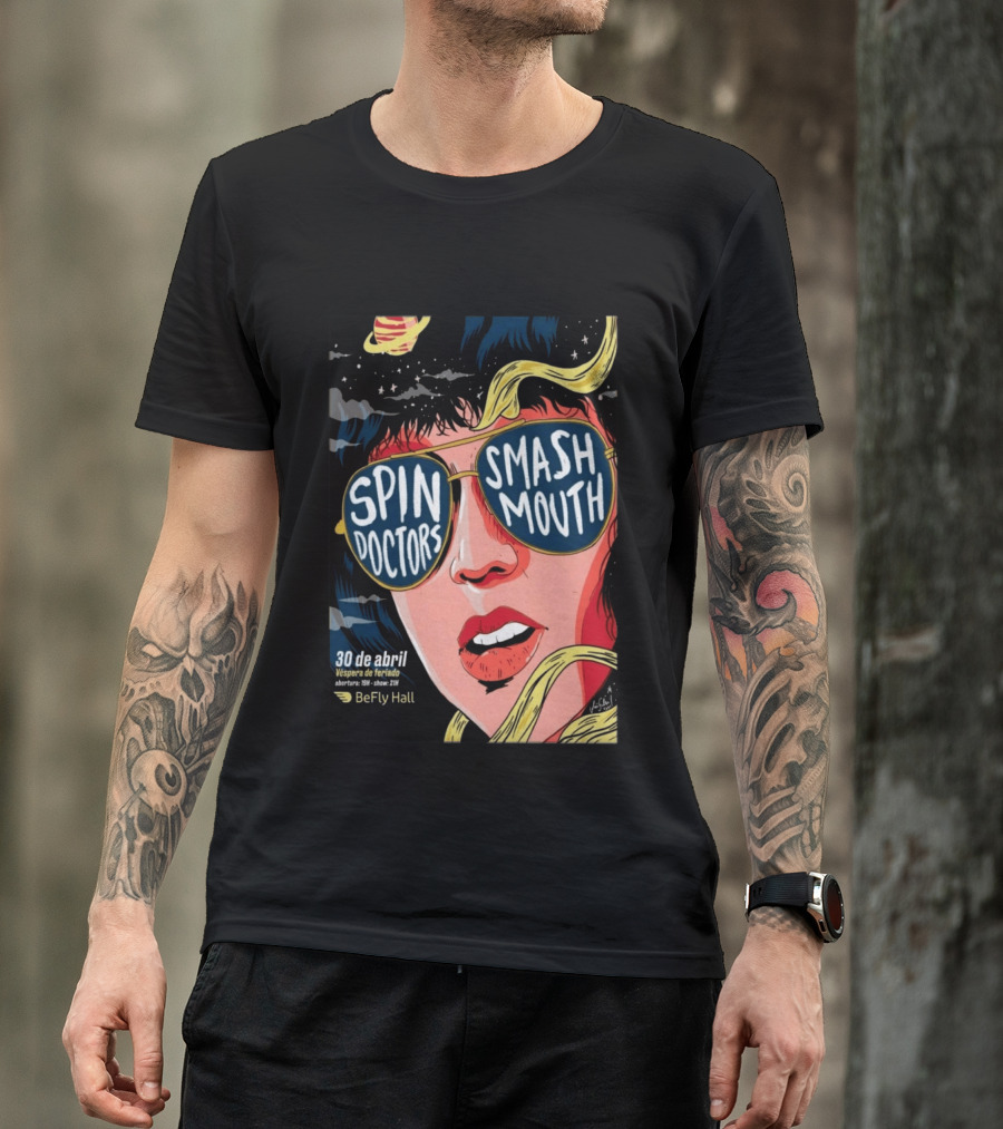 Spin Doctors Smash Mouth Concert 30 De Abril BeFly Hall 2026 Belo Horizonte Brazil T-Shirt
