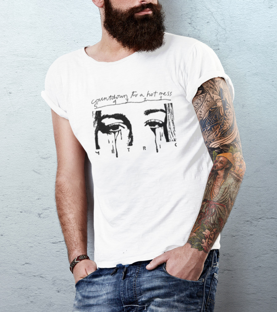 Victim Of Luck Countdown To A Hot Mess Metric T-Shirt