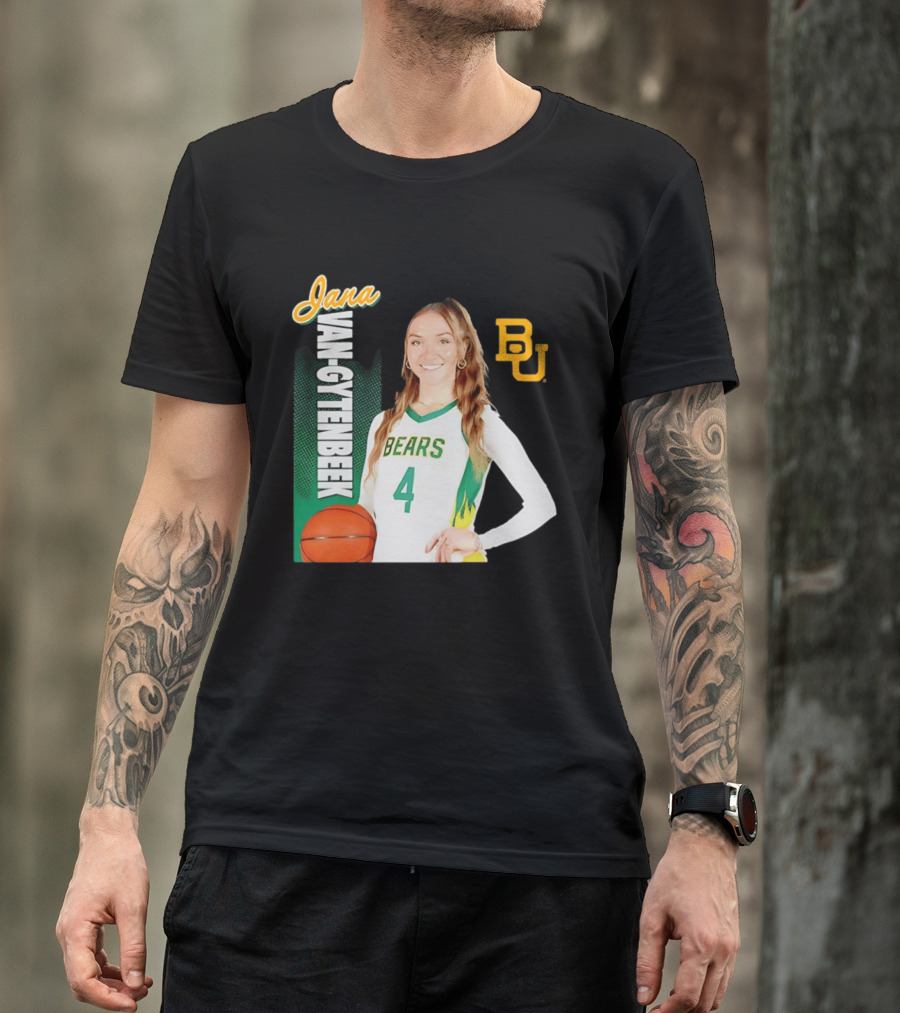 Jana Van Gytenbeek Baylor Bears NCAA Basketball BU T-Shirt