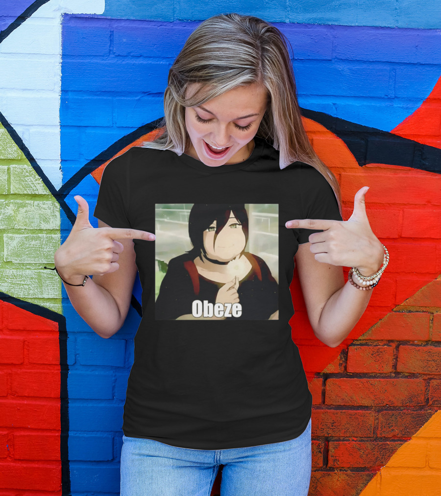 Obese Reze Reze Arc Anime Character Meme T-Shirt