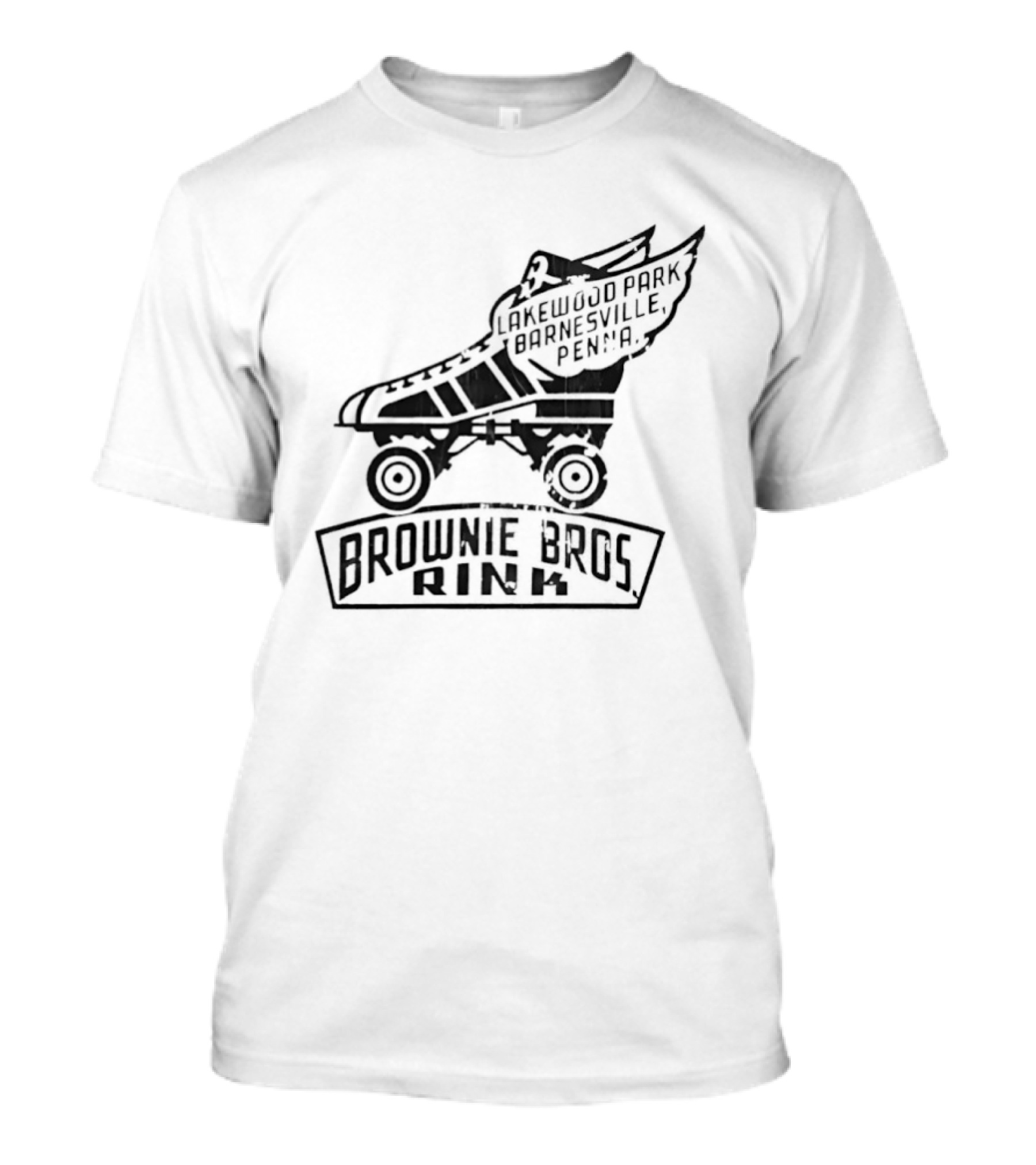 Brownie Bros Rink Lakewood Park Barnesville Pennsylvania Skate Roller T-Shirt
