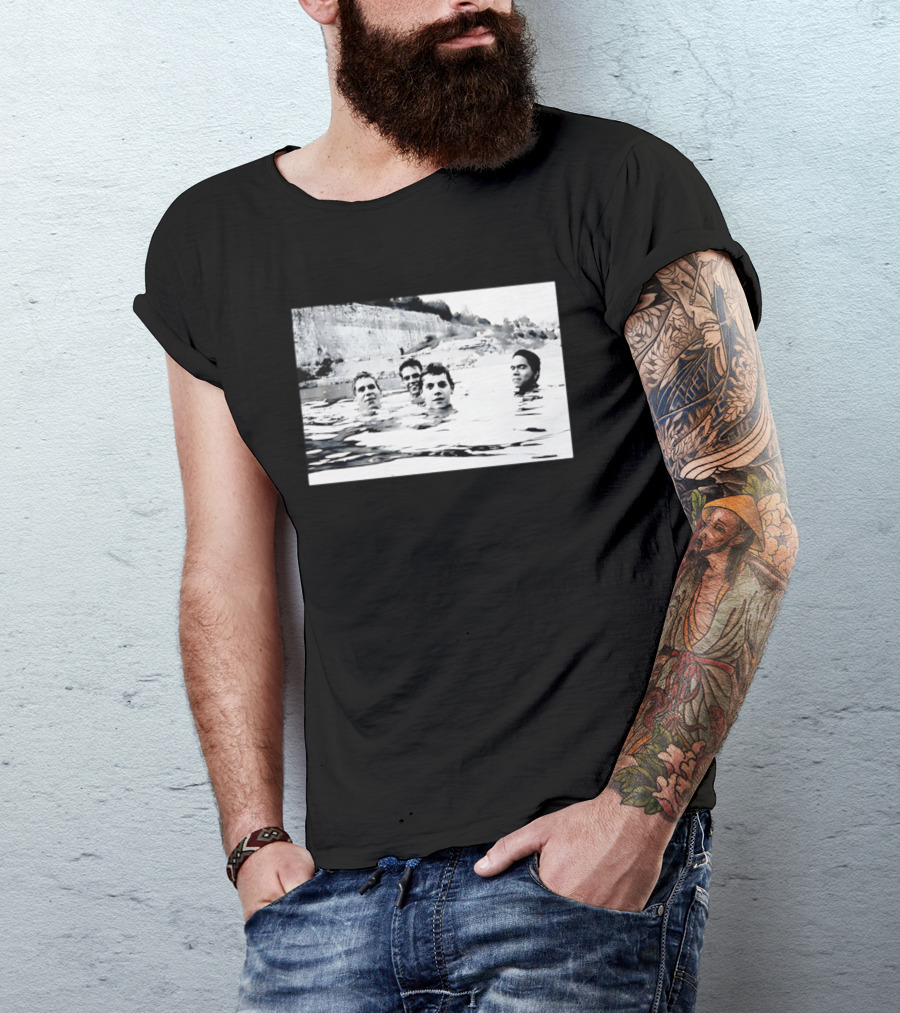 Slint Spiderland Album Cover Iconic Photo Black And White Band Image T-Shirt