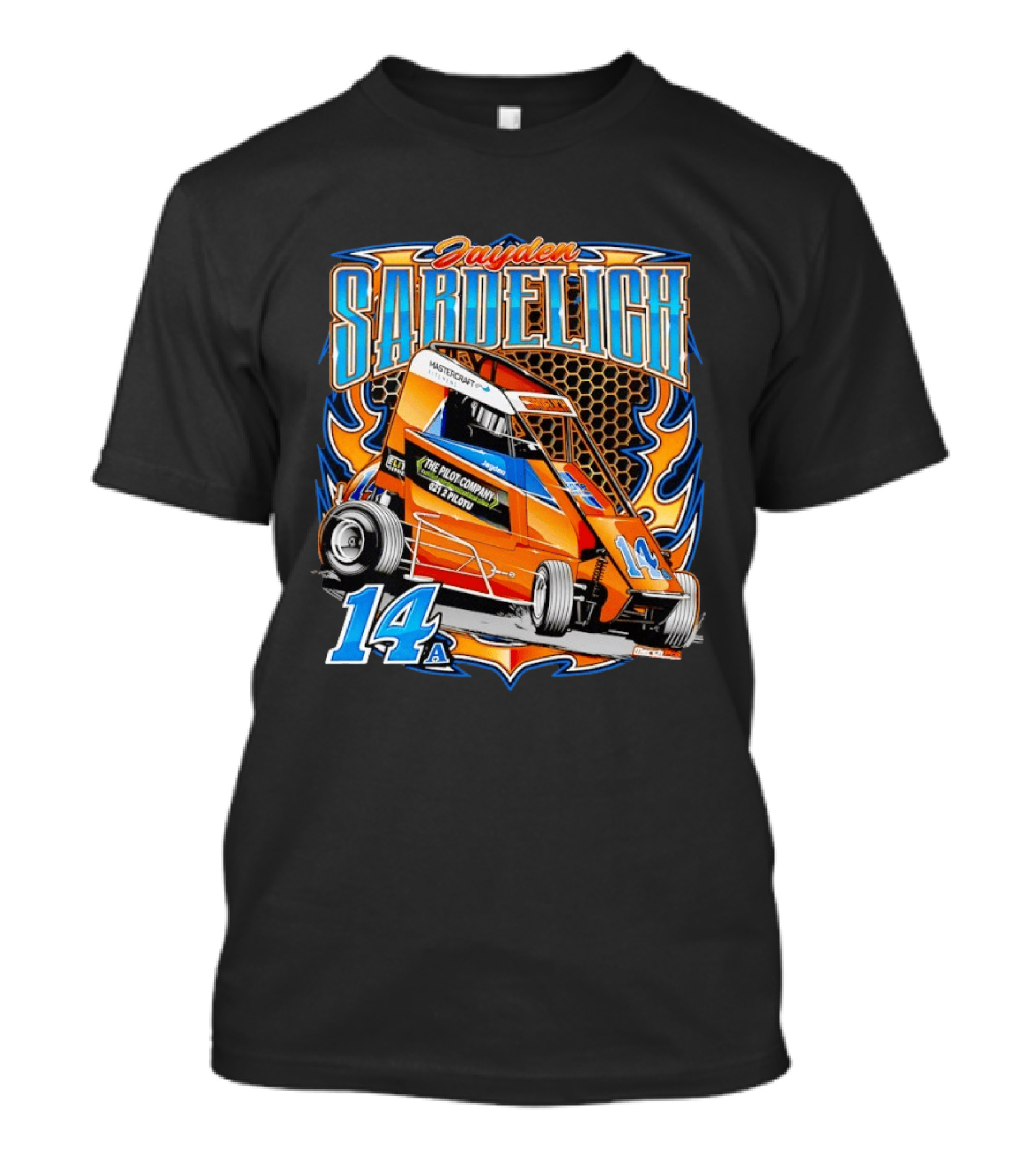 Jayden Sardelich The Pilot Company Mastercraft 14A Racing Sprint Car T-Shirt