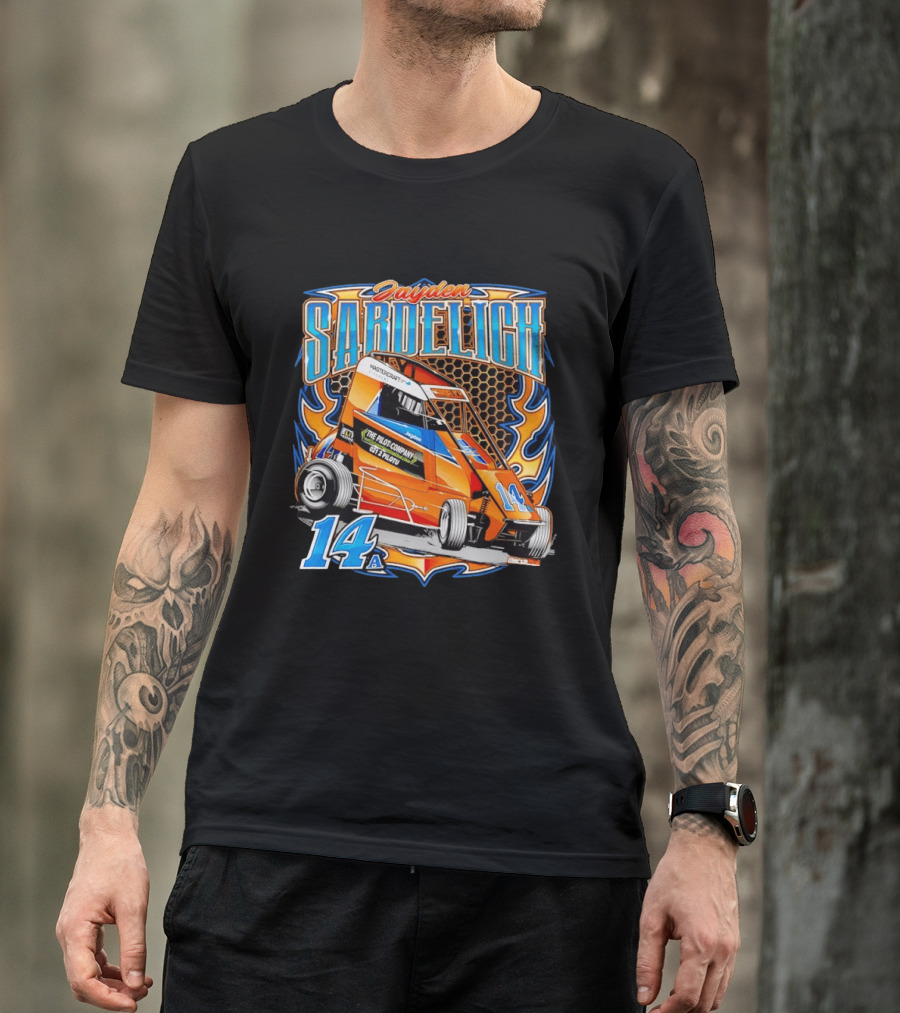 Jayden Sardelich The Pilot Company Mastercraft 14A Racing Sprint Car T-Shirt