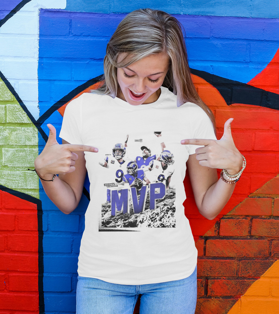 Los Angeles Rams Matthew Stafford Football MVP T-Shirt