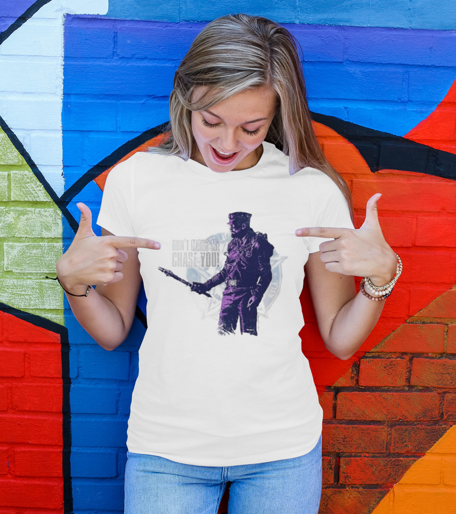 Coyle Don't Make Me Chase You Purple Costume Valentine's Day T-Shirt