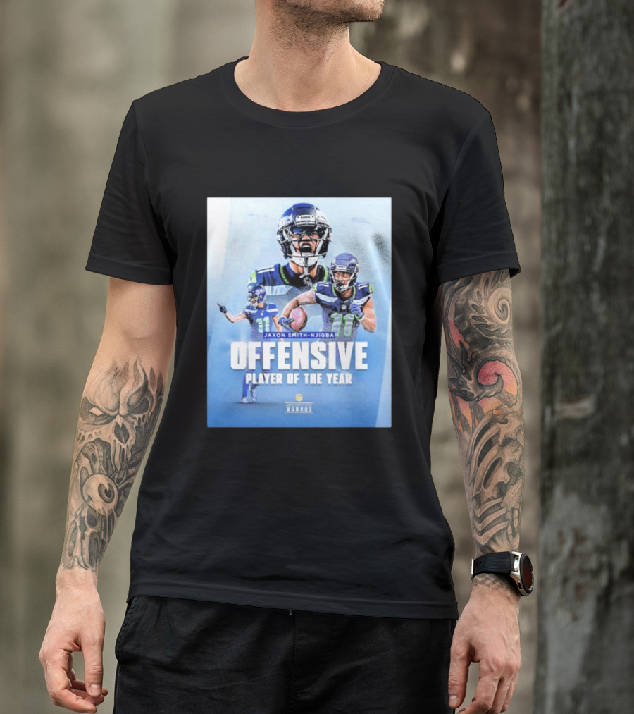 Jaxon Smith Njigba Offensive Player Of The Year Seattle Seahawks Honors T-Shirt