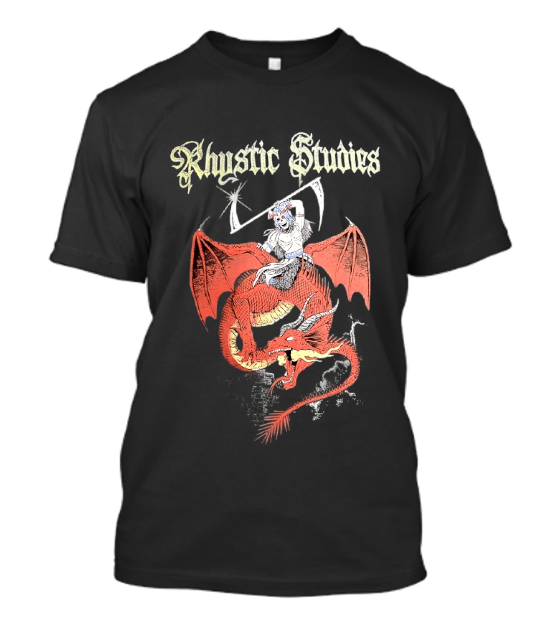Rhystic Studies Big Ass Dragon Rider Fantasy T-Shirt