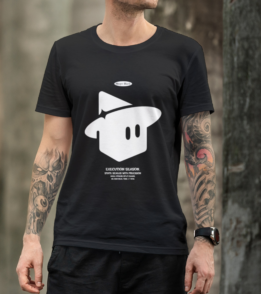 Execution Season Magic Block State Scales With Precision T-Shirt