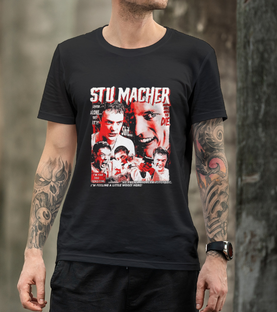 Stu Macher Scream Movie Liver Alone Get It Iconic Horror T-Shirt