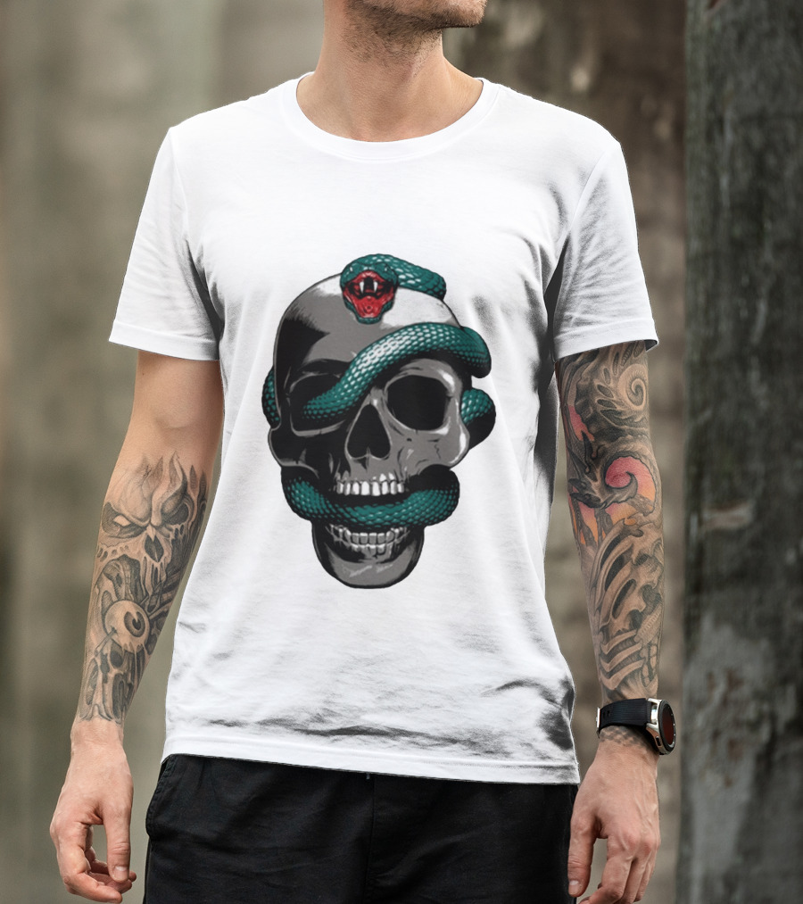 Brad Arnold Snake Skull T-Shirt