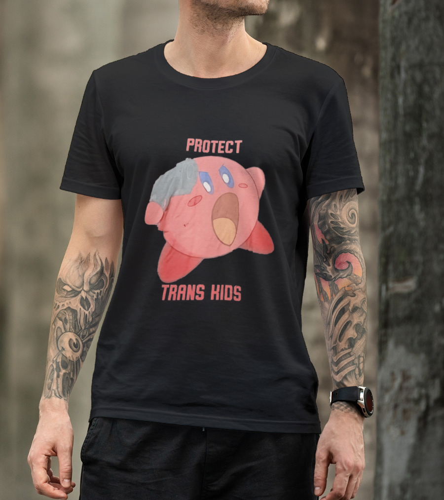 Kirby Protect Trans Kids T-Shirt