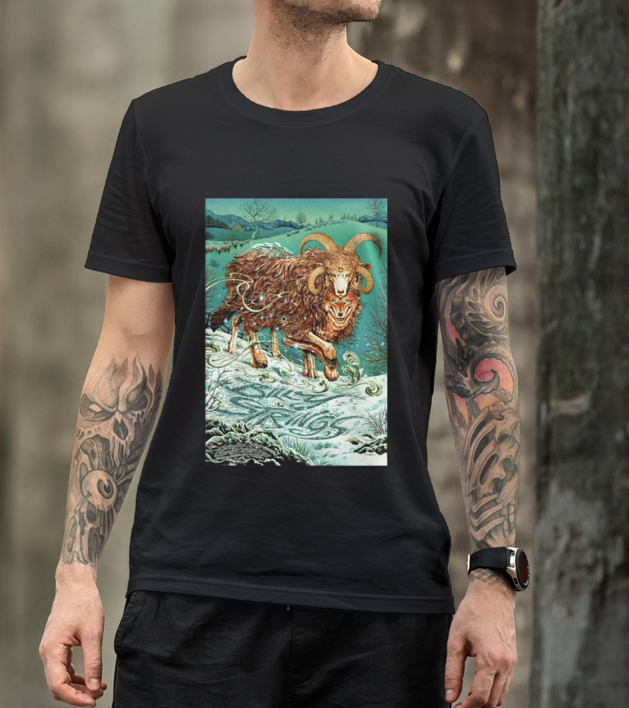 Billy Strings Asheville NC Event Feb 10 14 2026 Wolf Ram T-Shirt