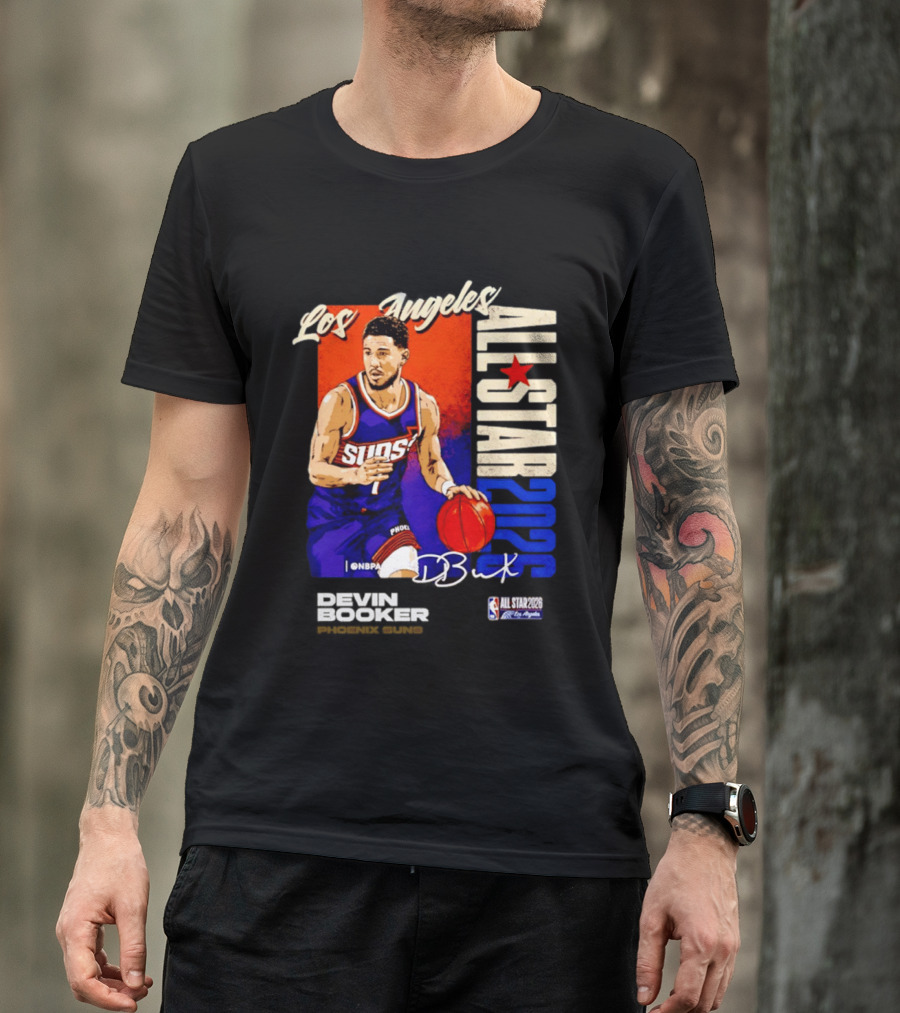 Devin Booker Los Angeles 2026 NBA All Star Suns D Book T-Shirt
