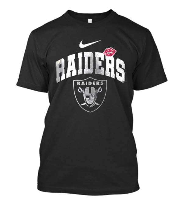 Nike Raiders Kiss Makeup Artist Las Vegas Raiders T-Shirt