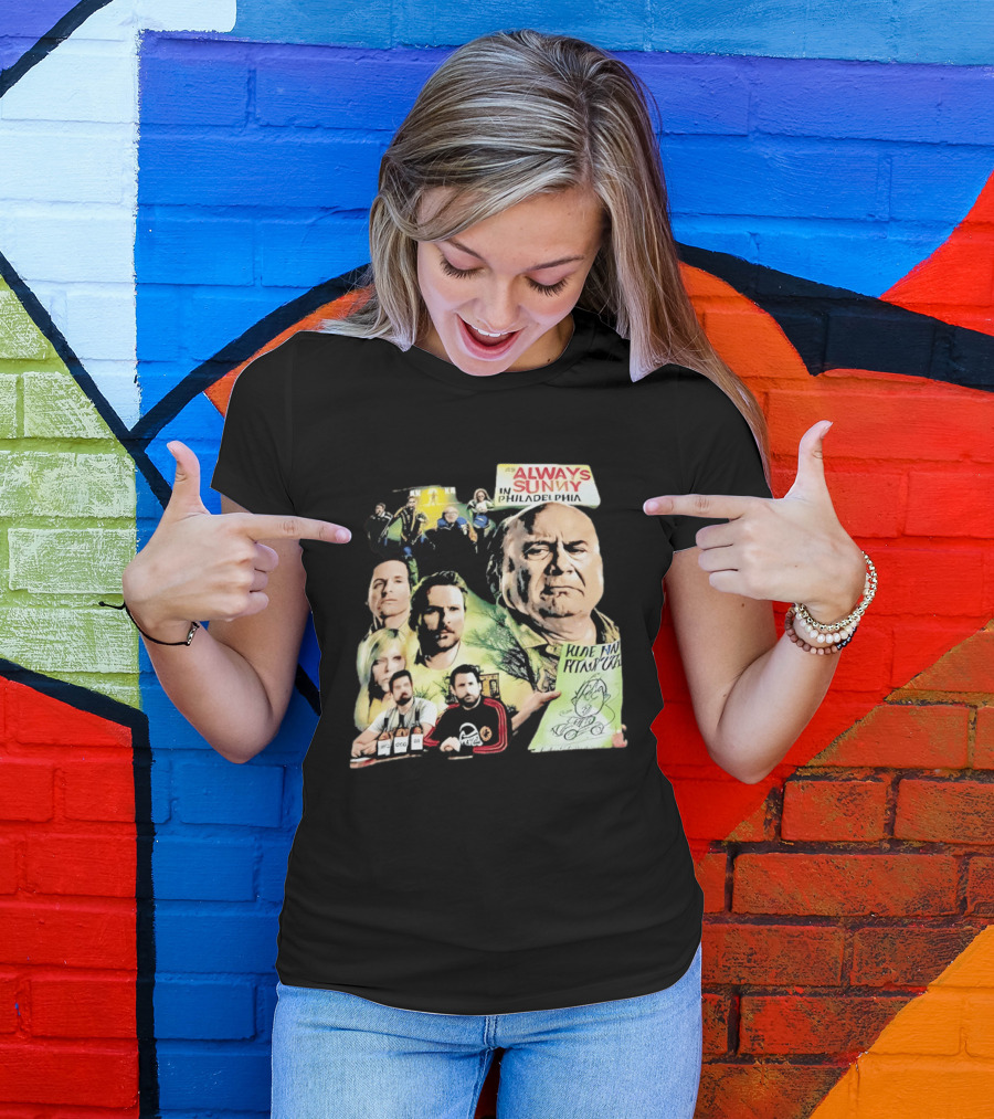Always Sunny In Philadelphia Characters Collage T-Shirt