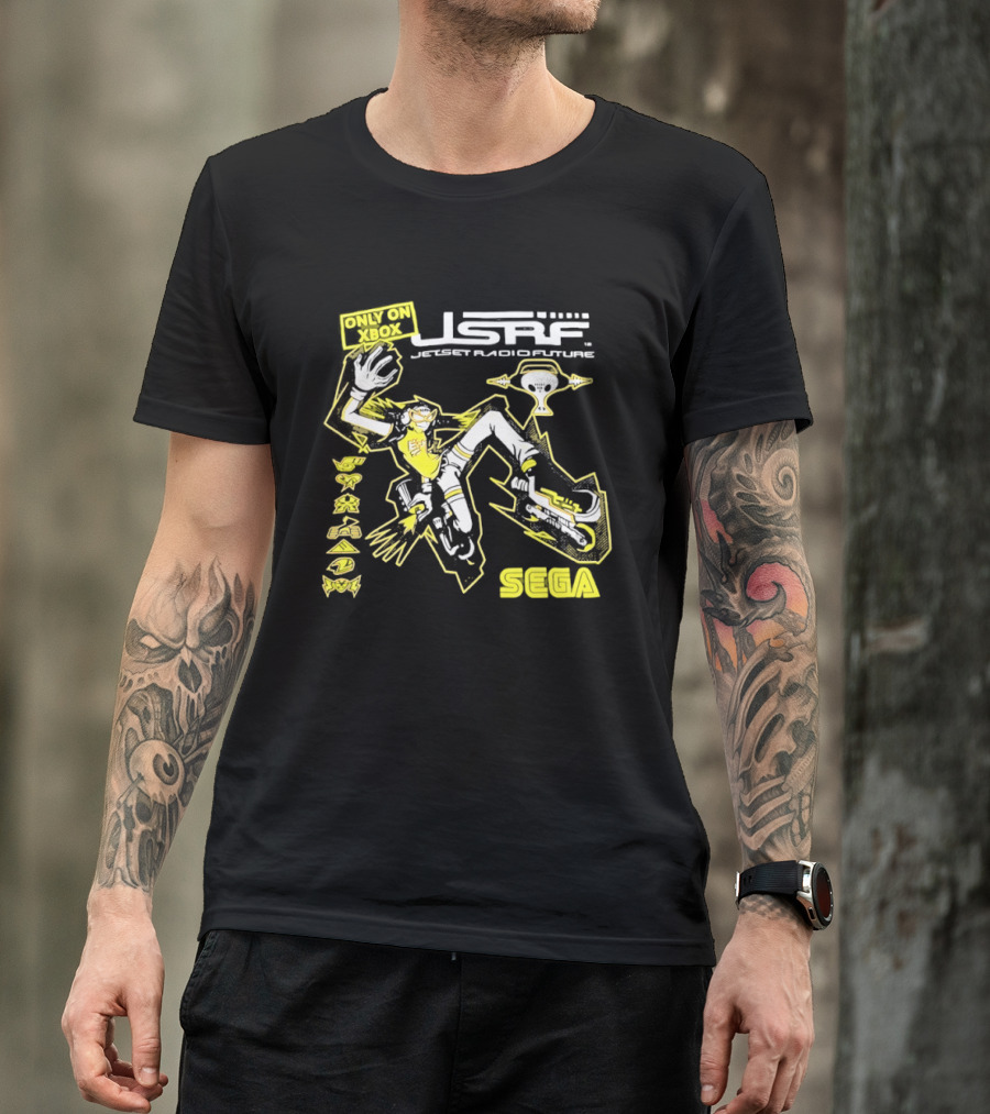 Jet Set Radio Future Sega Xbox Exclusive Iconic Game Characters T-Shirt