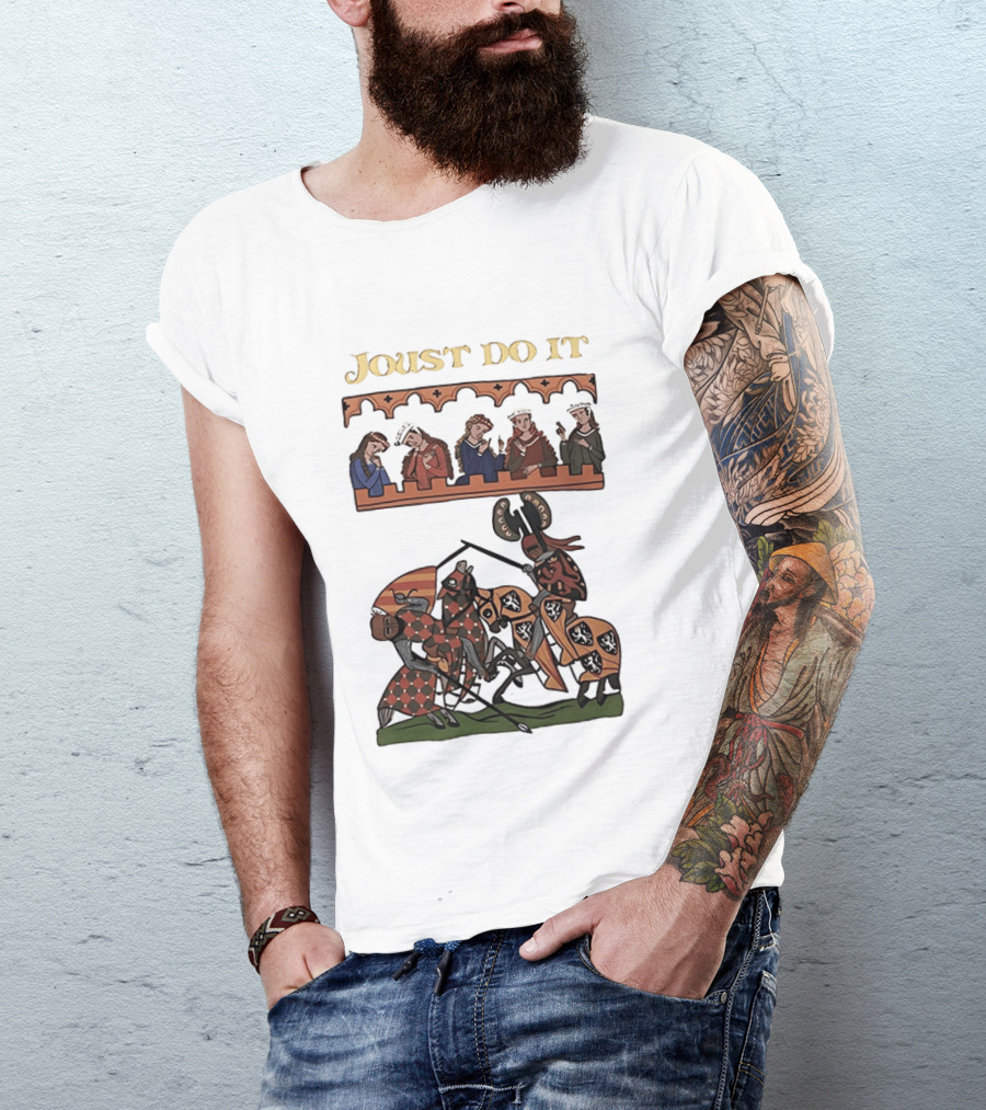 Joust Do It Medieval Knights Tournament Spectators T-Shirt