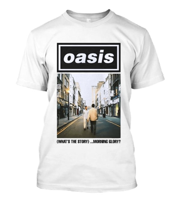 Oasis What's The Story Morning Glory Album Cover Colorful T-Shirt