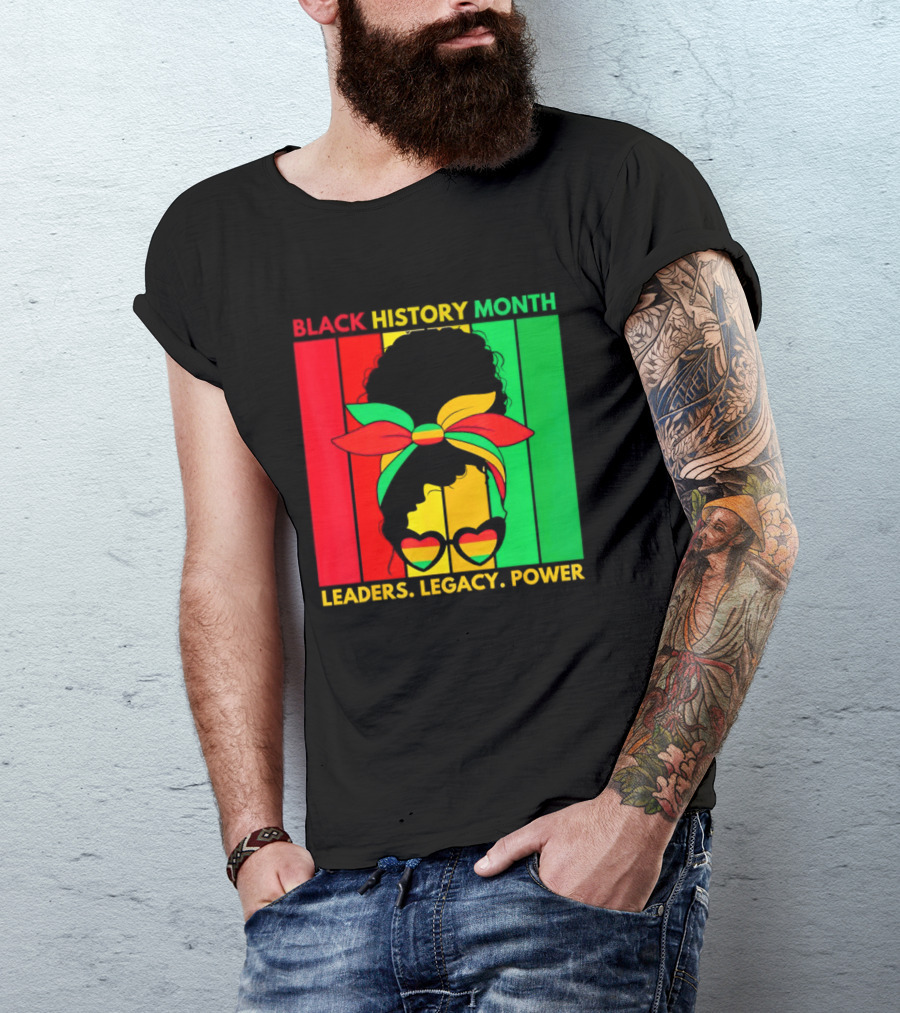 Black History Month Leaders Legacy Power African American T-Shirt