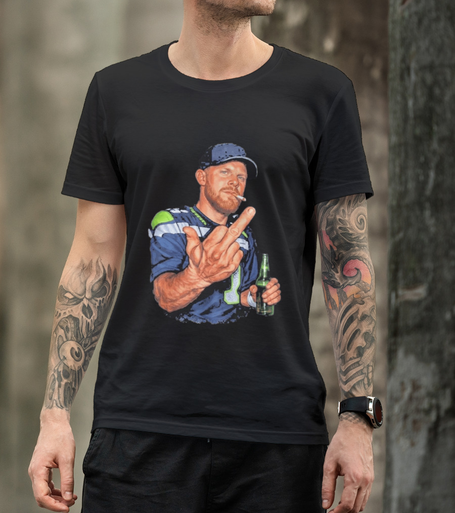 Sam Darnold Flipping Off T-Shirt