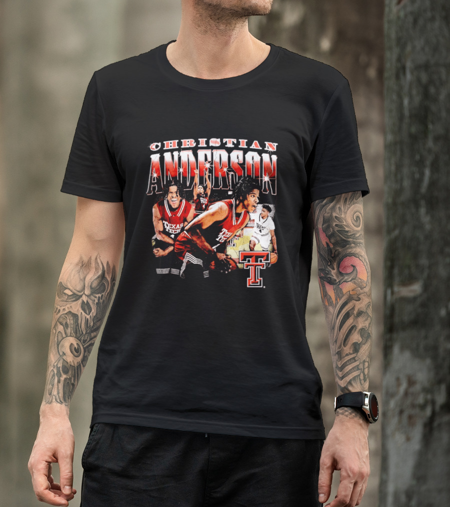 Christian Anderson Texas Tech Basketball 90s T-Shirt